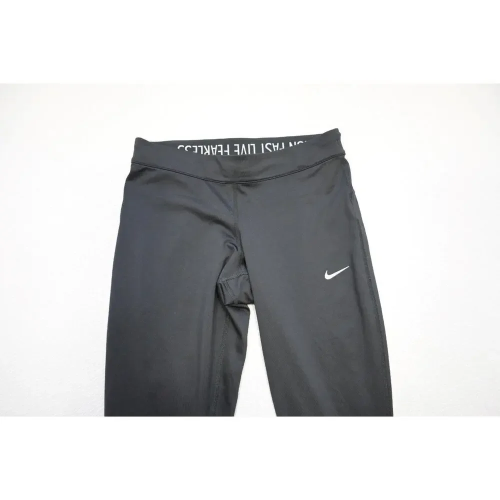 Nike Running Leggings Dri‎ Fit Compression Yoga Performance Pants Womens Small